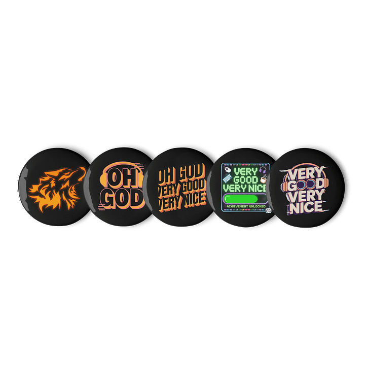 Wildfire Glow Pin Button Set product image (1)