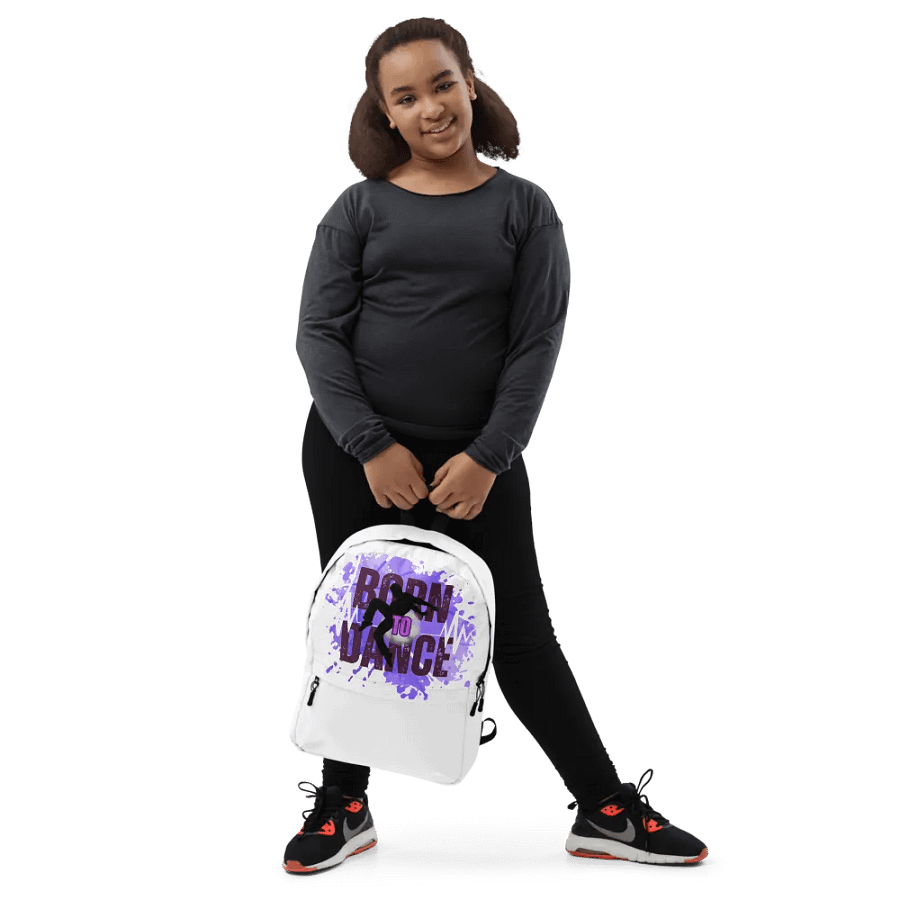 Born to Dance His Silhouette Full Print Backpack product image (7)