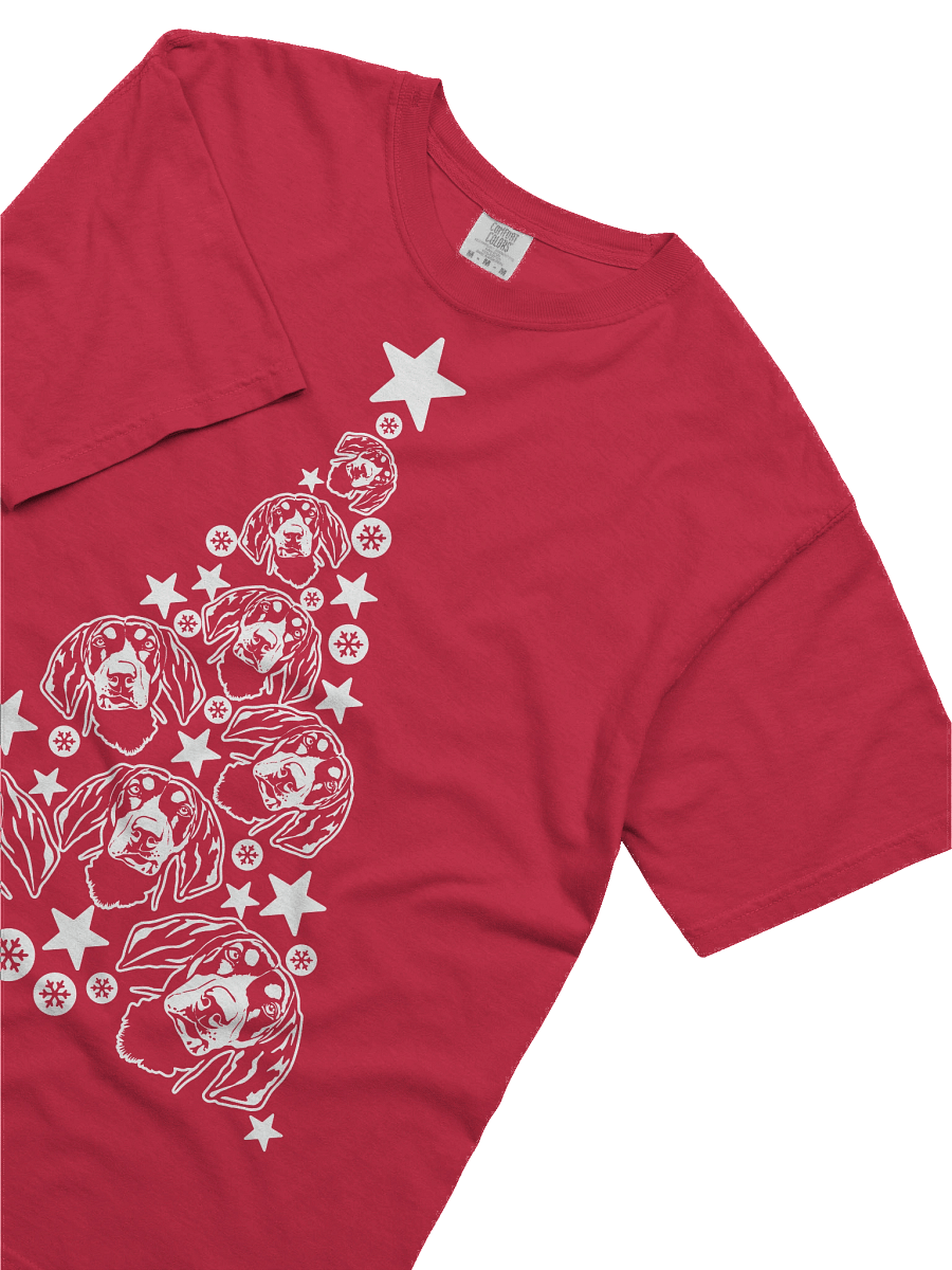 Bluetick Coonhound Christmas Tree T-Shirt product image (35)