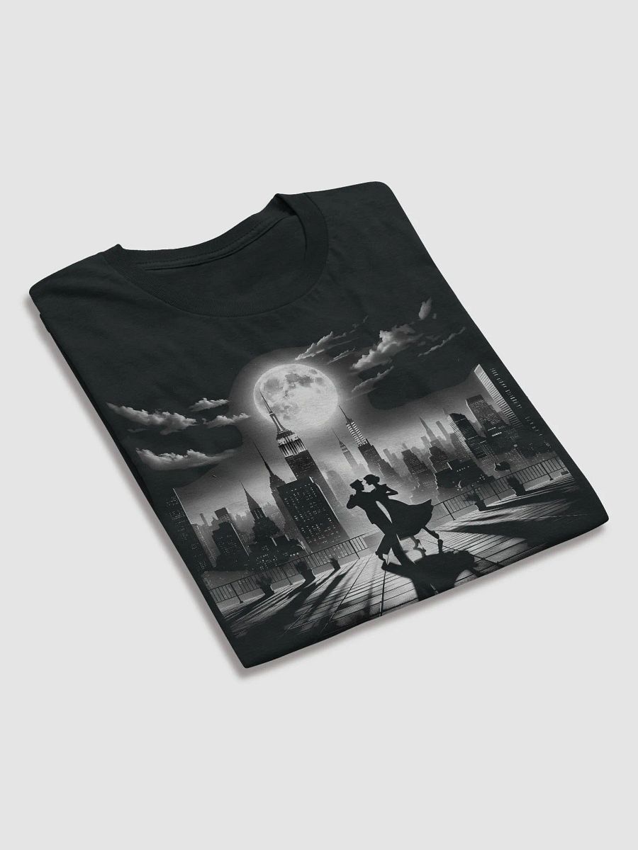 Moonlit Metropolis: A Noir Waltz (Front Print Womens Tee) product image (7)