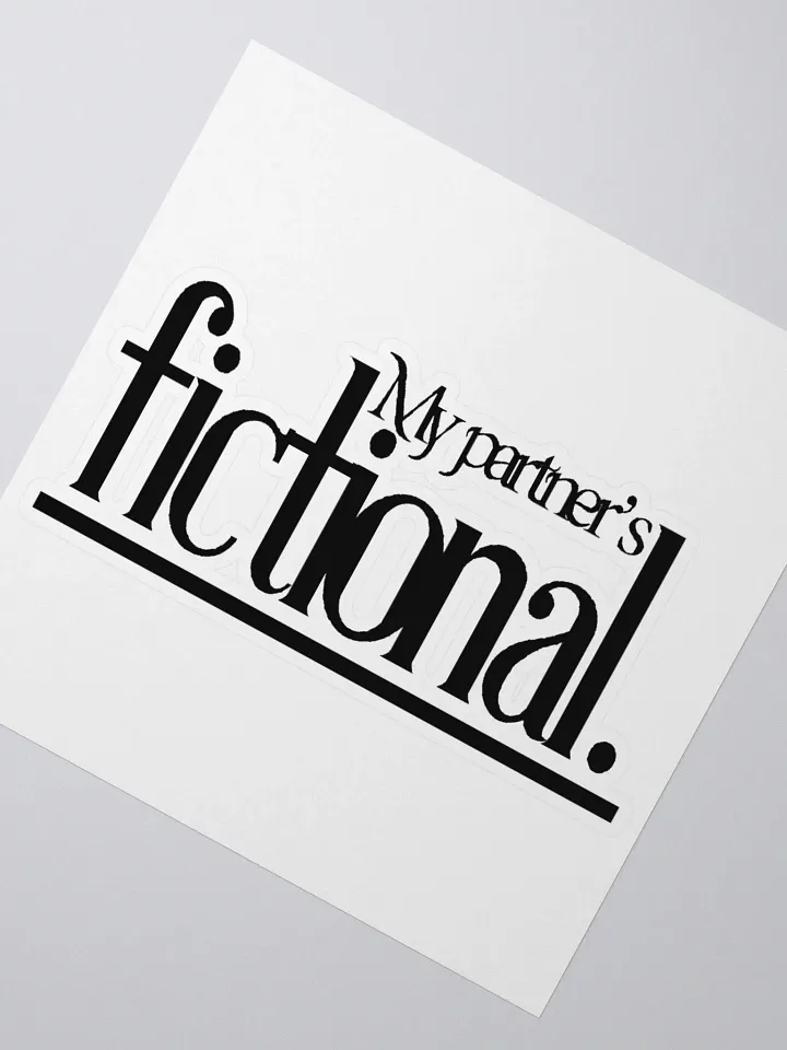 Sticker My Partner's Fictional product image (2)