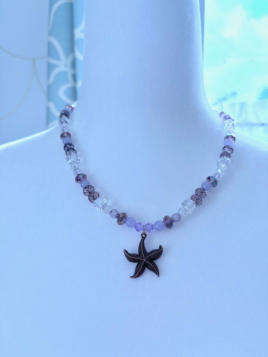 Copper Tone | Seaside Radiance | Starfish Pendant Necklace by Monique Faella Designs™ | MFD-00135 product image (1)