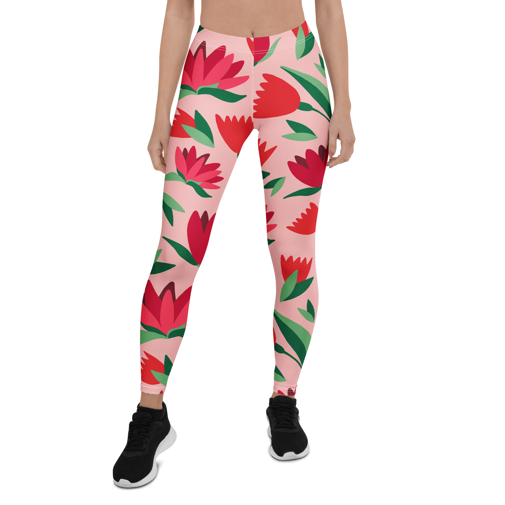 Cosmic Rose All-Over Print Leggings product image (1)