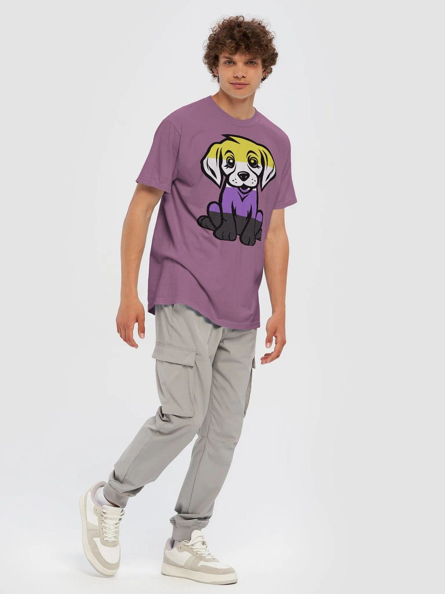 Nonbinary Pride Puppy Men's T-Shirt product image (85)