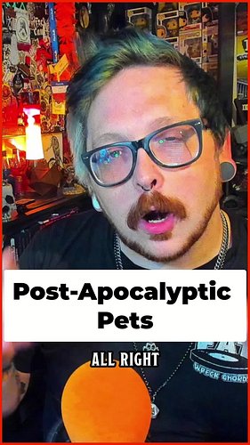 In the post-apocalypse, I’m riding into battle on a giant corgi named Thundermeat—radiation farts and all.
What mutated creat...
