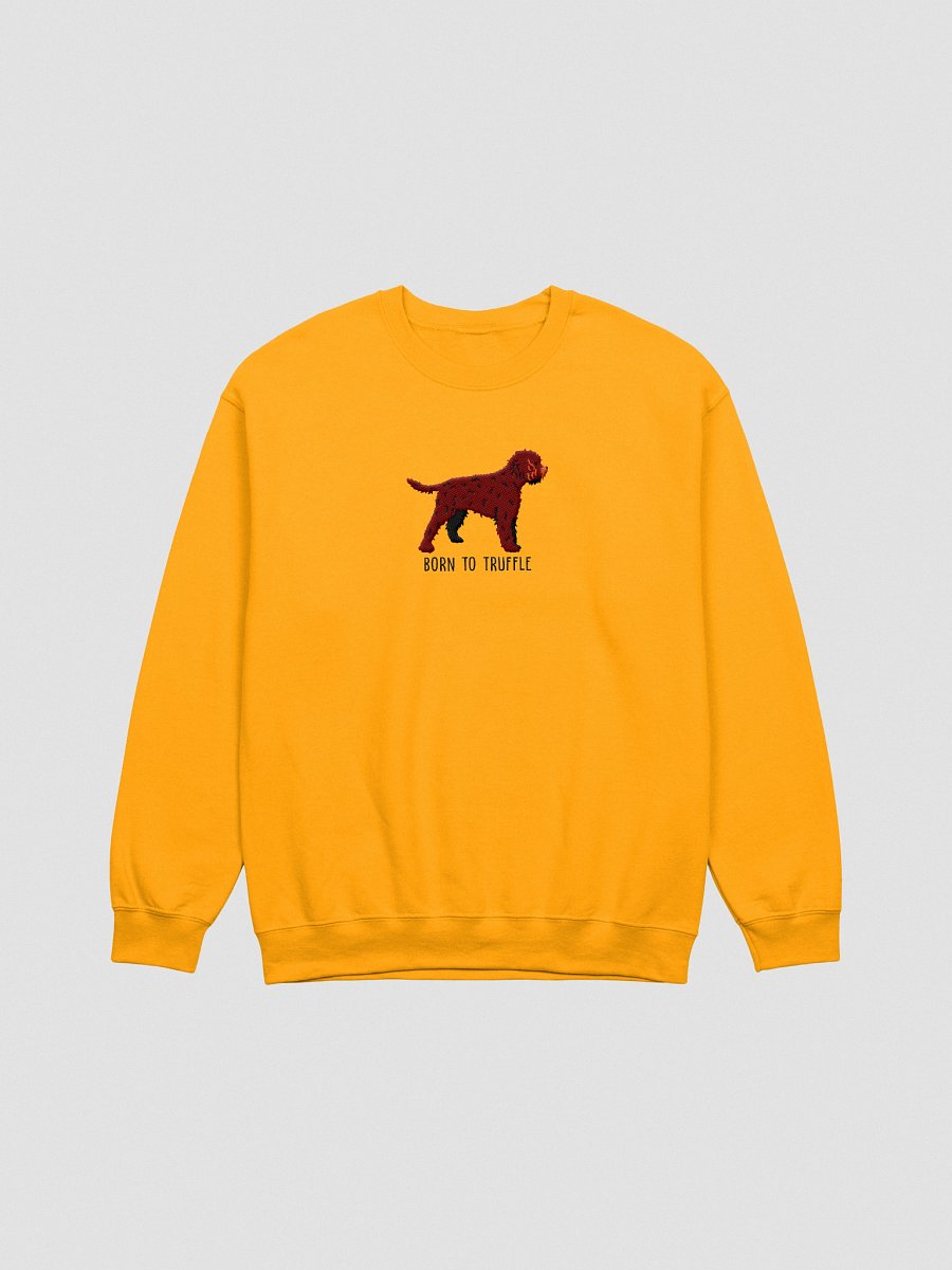 Born to Truffle Sweatshirt (Embroidered) of a Lagotto Romagnolo(Liver) product image (10)