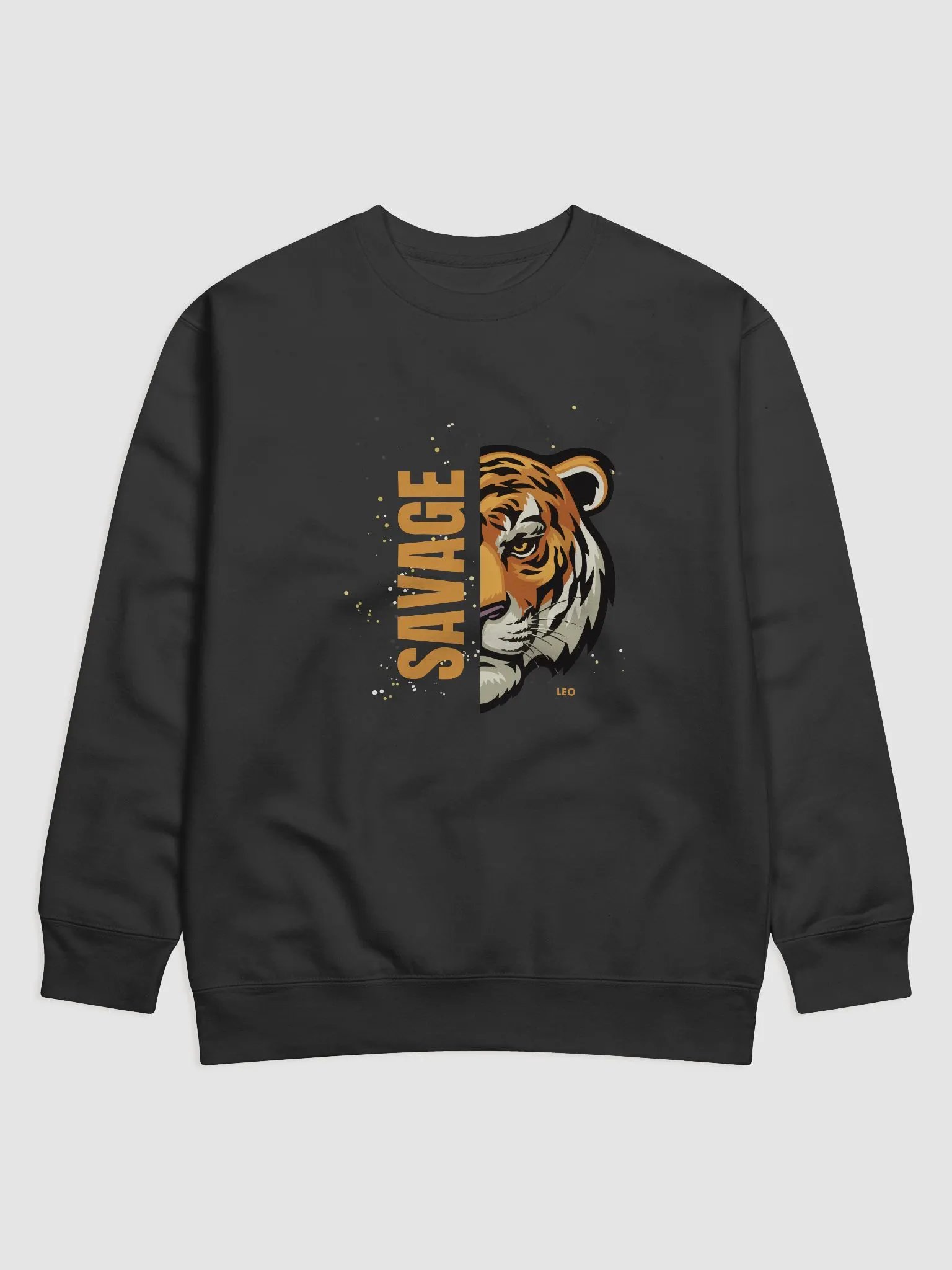 Savage Tiger Split-Design Sweatshirt product image (1)