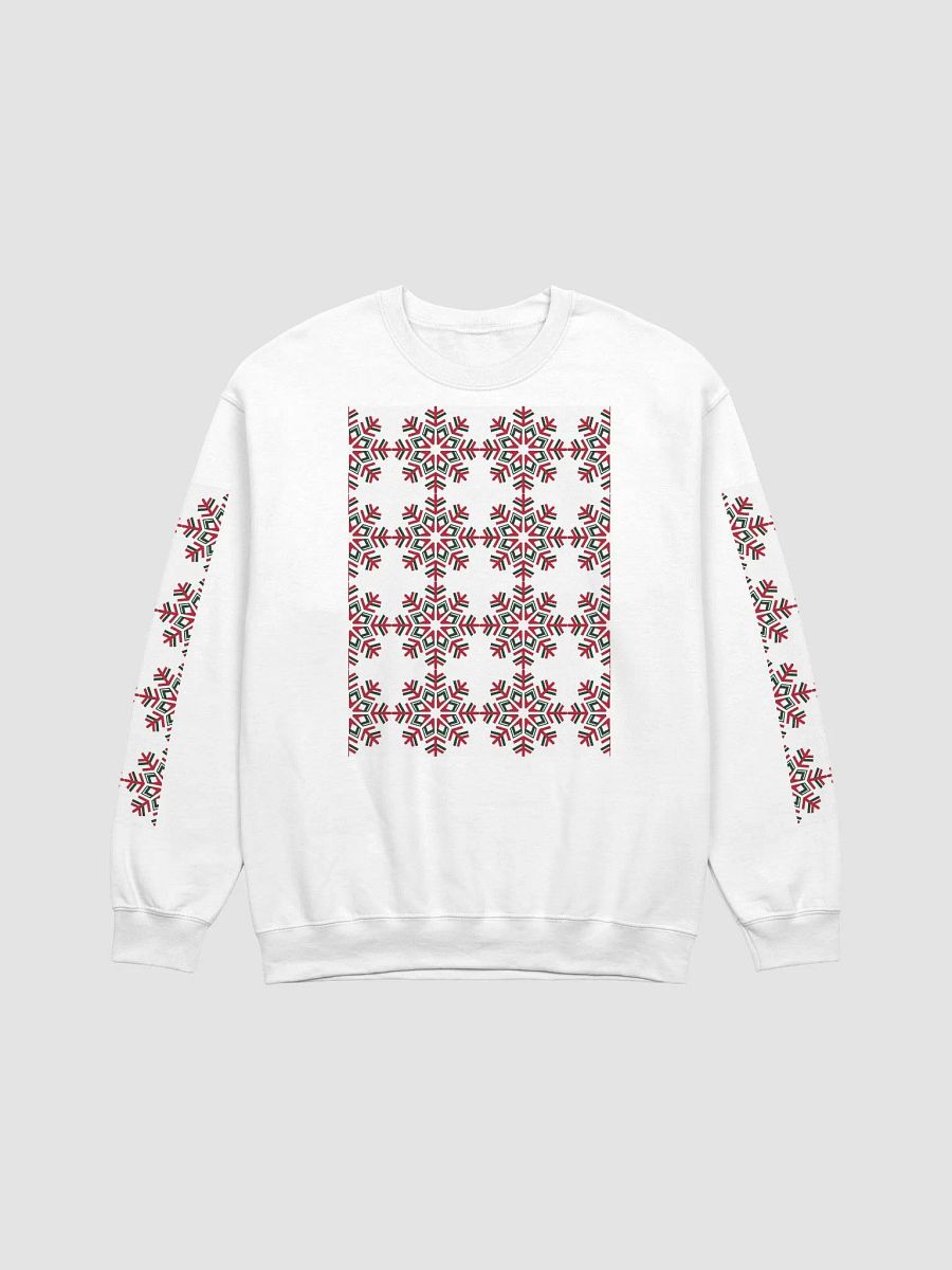 Snowflakes memorizing sweathirt product image (1)