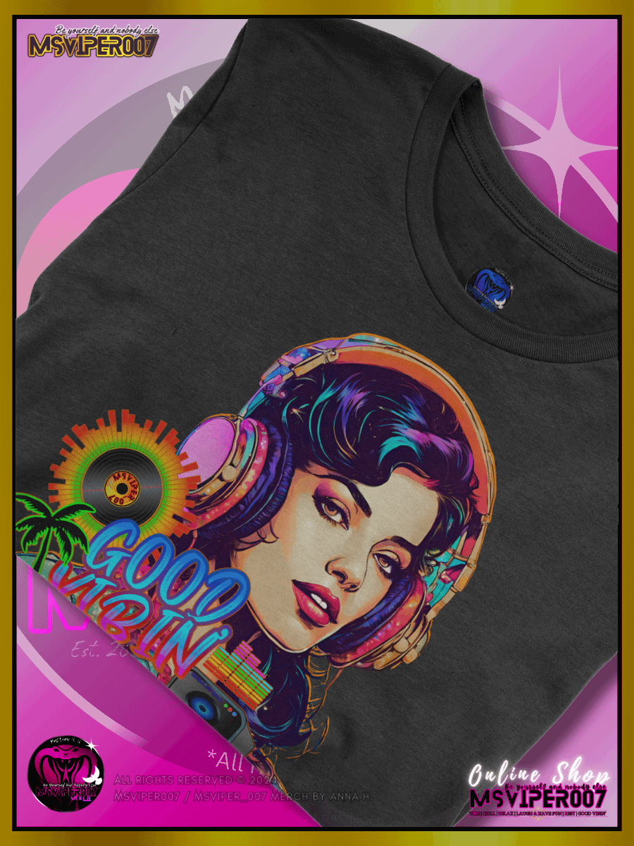 T-Shirt - MsViper007's "Good Vibin' [spectrum - V3]" Cozy Womens T-Shirt By Anna H. product image (3)