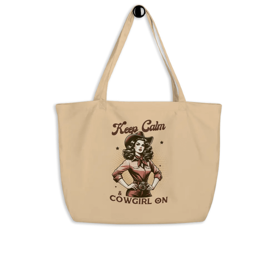 Keep Calm And Cowgirl On Tote product image (4)