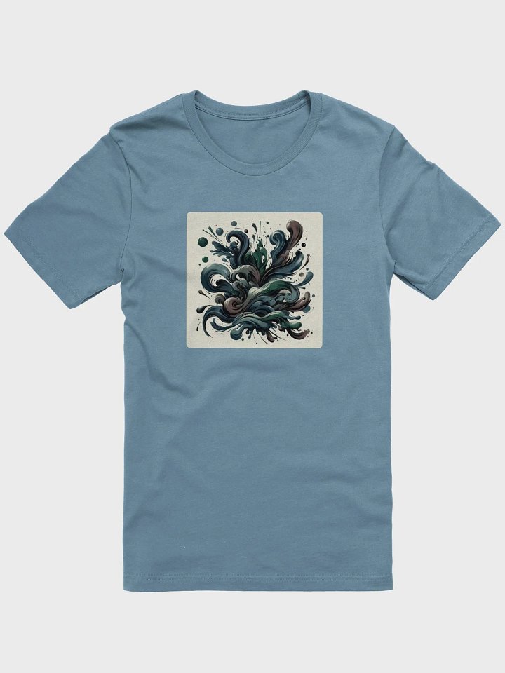 Iconic Comfort Tee | AI Design abstract fluid product image (1)