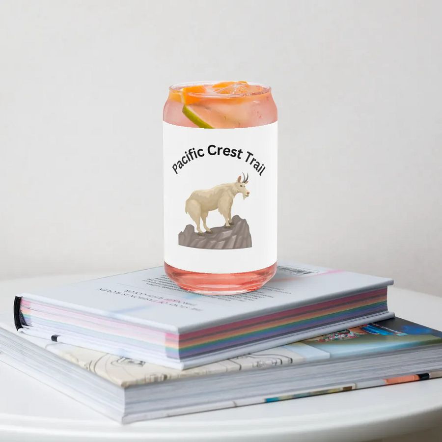 Pacific Crest Trail drinking glass (Mountain Goat) product image (34)