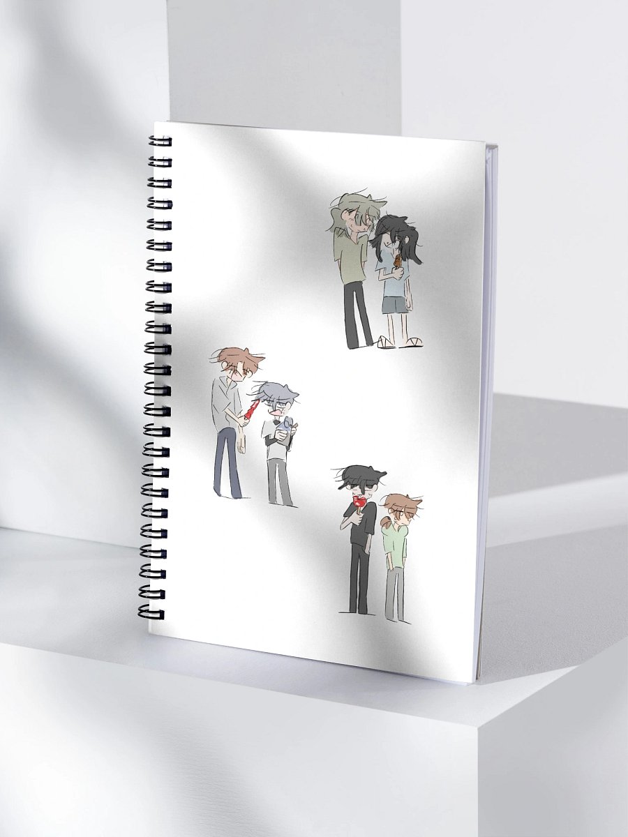 Waku waku high school student August notebook product image (4)
