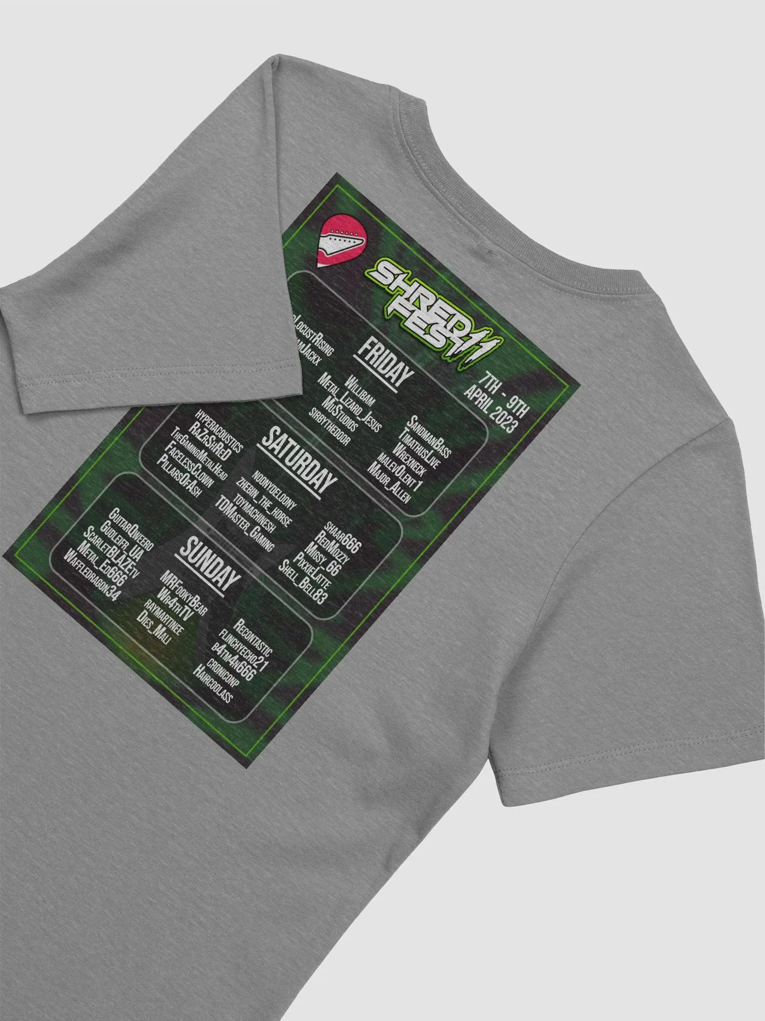 Girly Fit Shredfest 11 Lineup Tee product image (1)