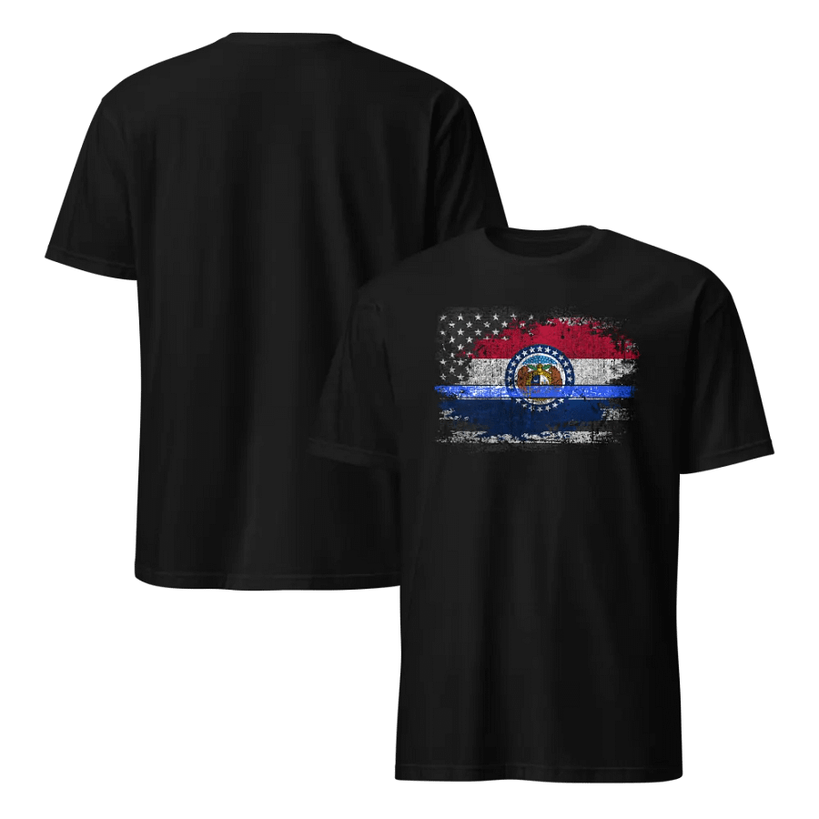 Missouri Thin Blue Line Flag product image (6)