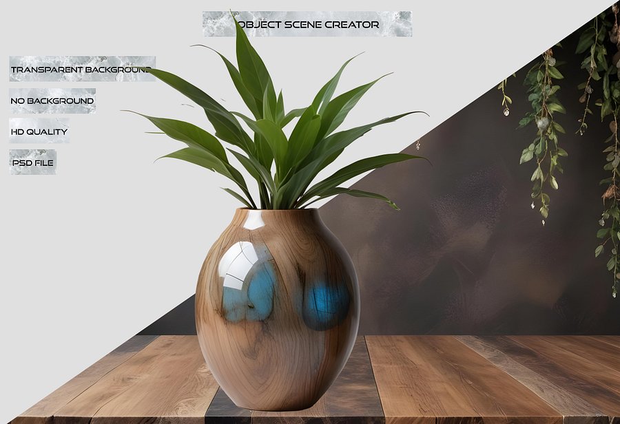 Celestial Grace – Vase PNG product image (2)