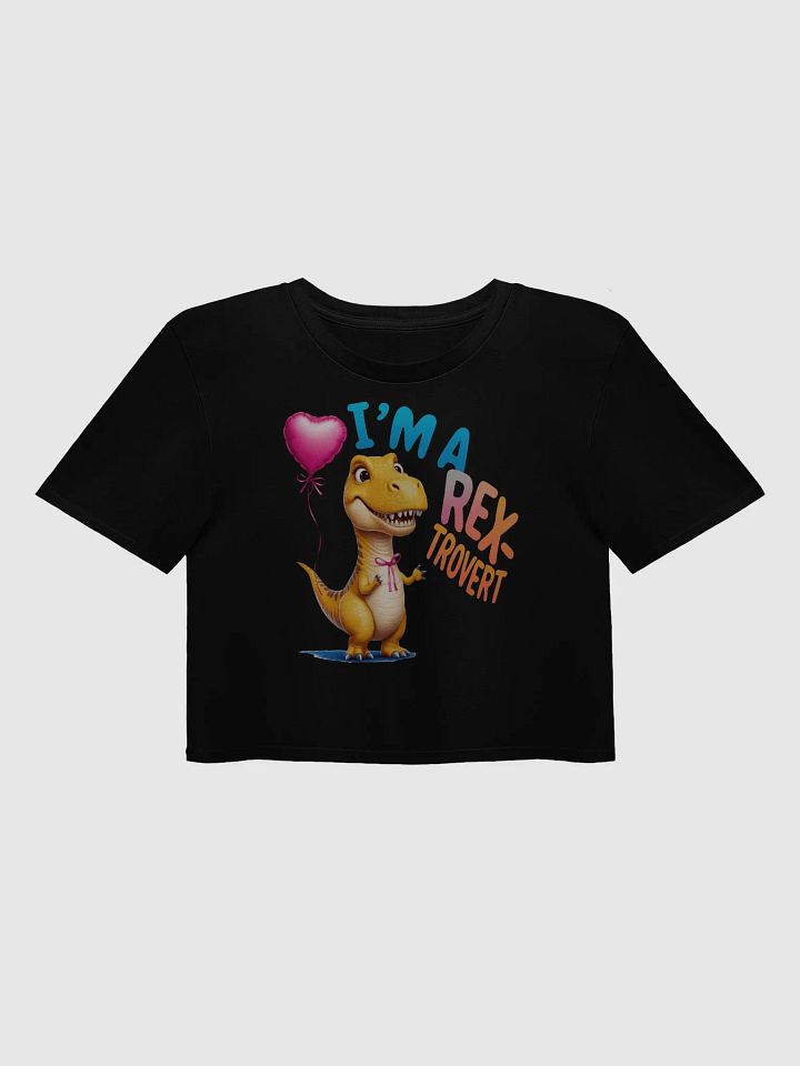 Rextrovert Dino Tee - funny graphic t-shirt product image (1)