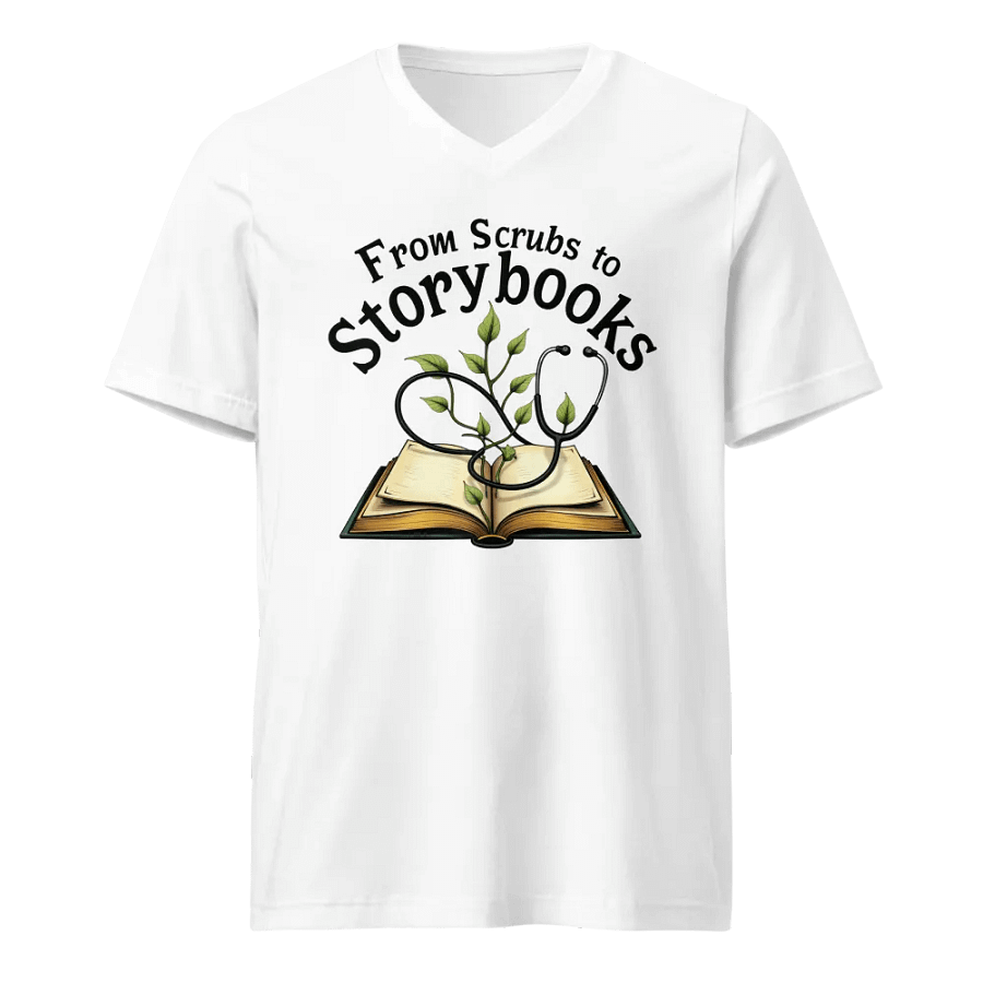 Stethoscope Storybook V-Neck Tee product image (1)