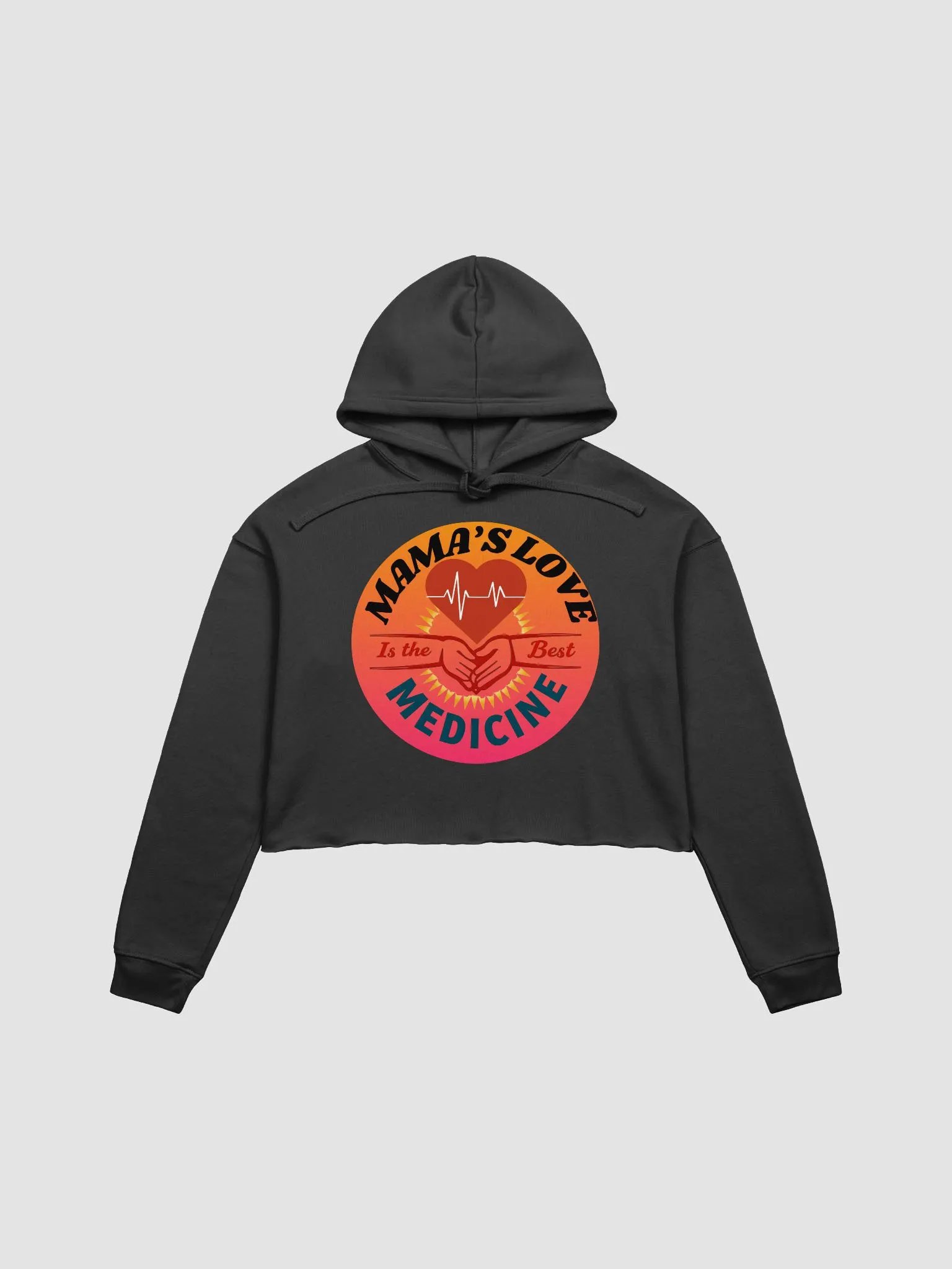 MAMA'S LOVE Crop Hoodie product image (5)