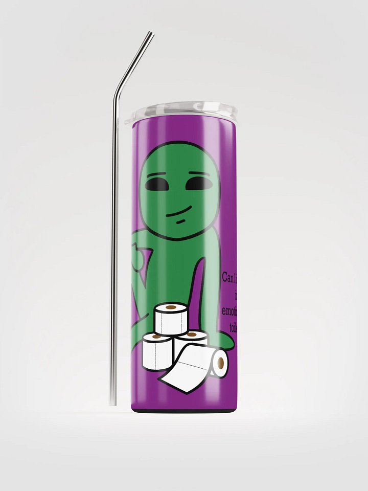 Emotional Support Tumbler (Purple) product image (1)