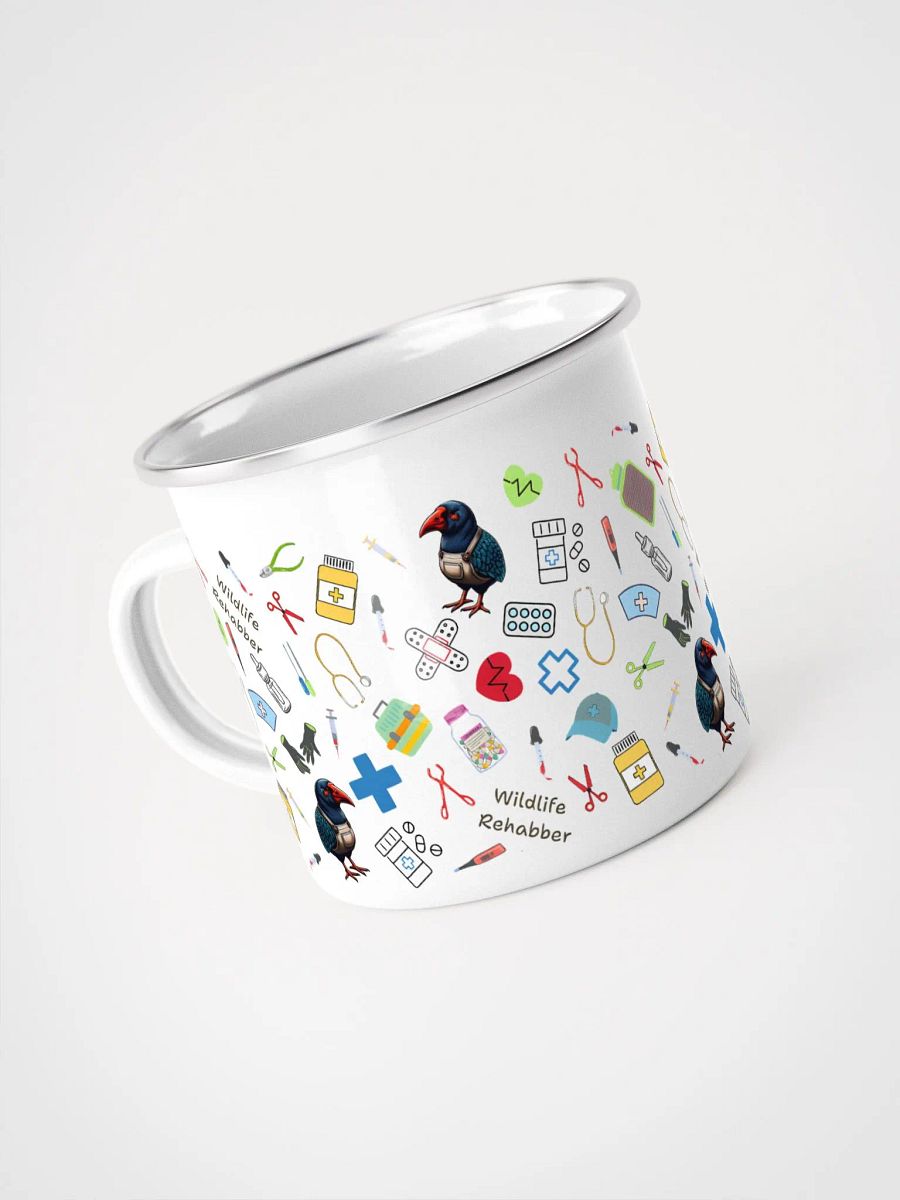 Wildlife Rehabber Takahe Adventure Essential Enamel Mug product image (4)