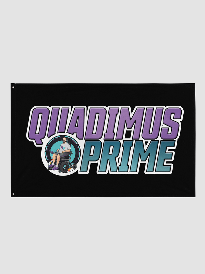 Black QUADimus Prime flag product image (2)