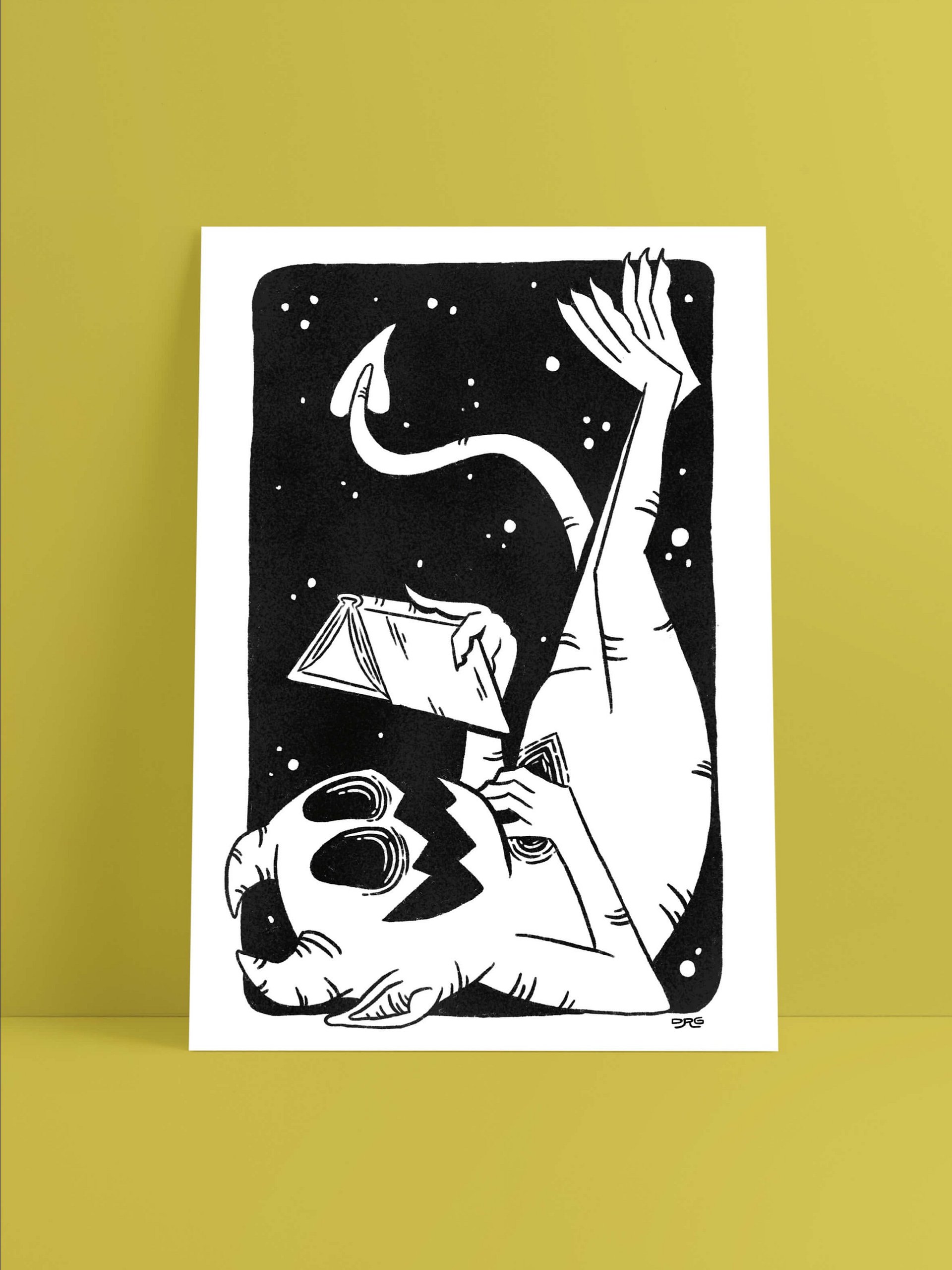 Bookish Demon Print product image (1)