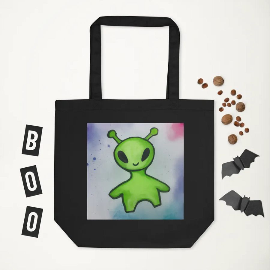 Squared Alien tote product image (3)