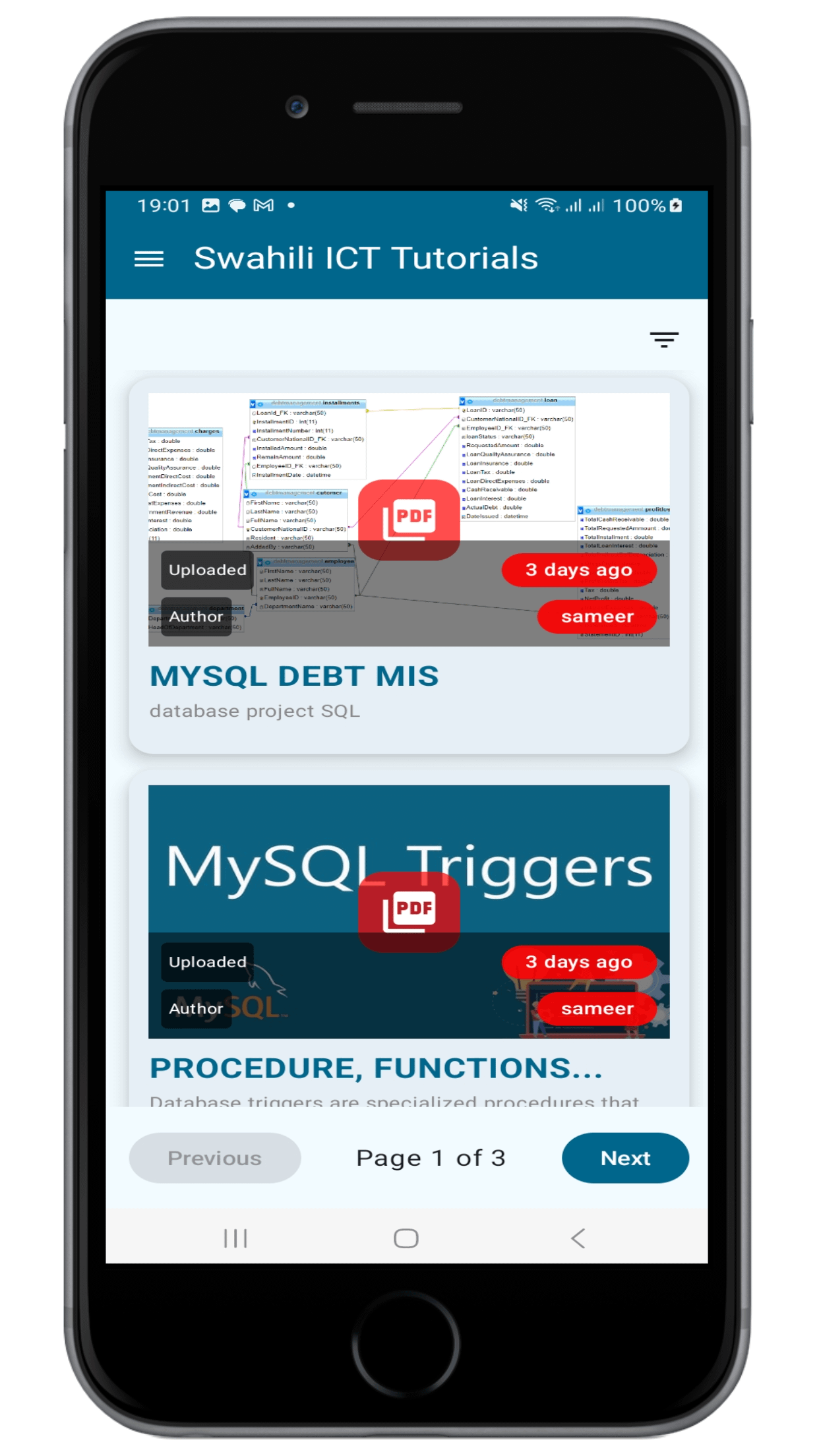 Educational Content Management System (Web + Android) product image (9)