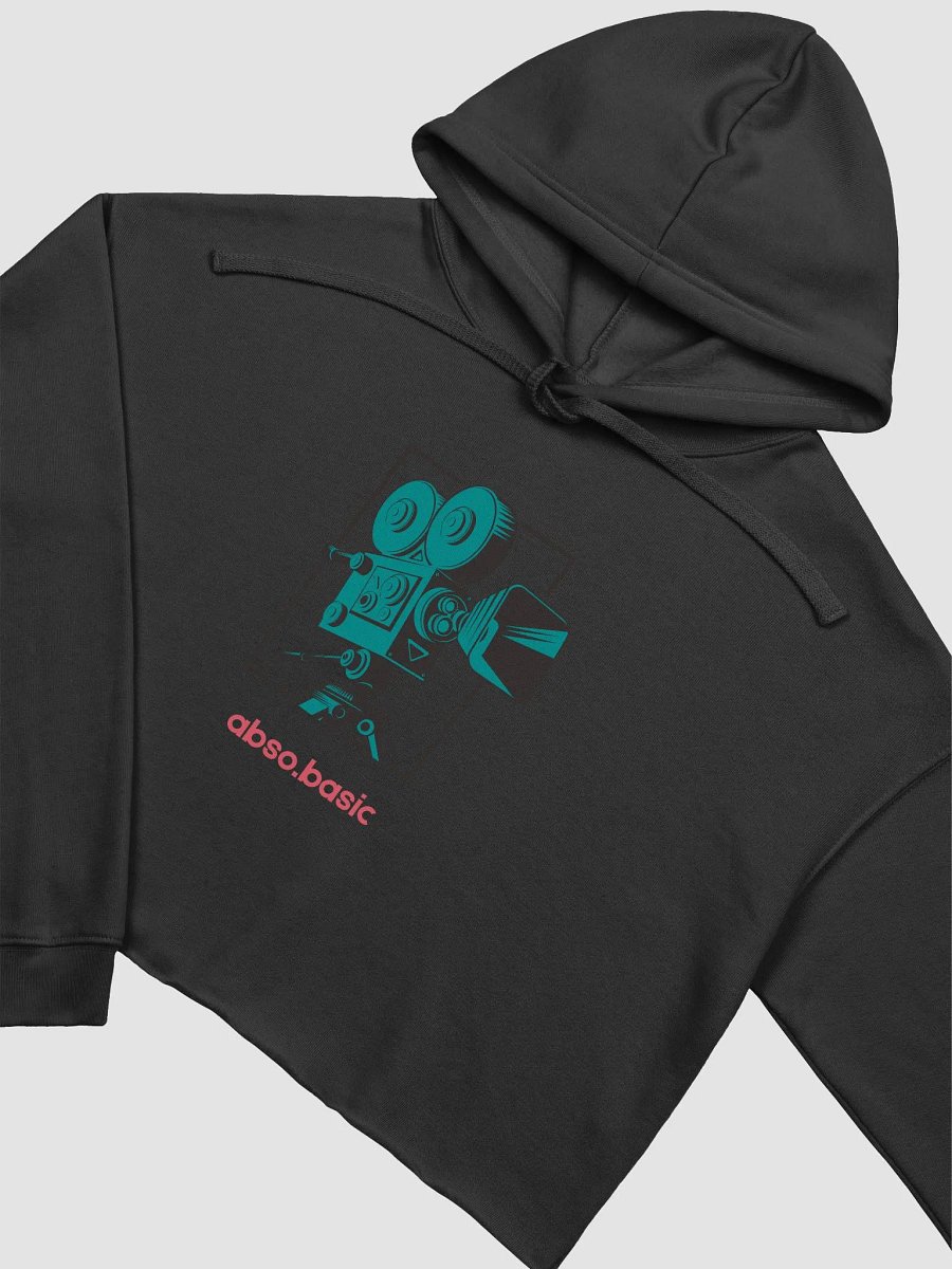 Lights Camera Action Vintage Illustration Crop Hoodie product image (14)