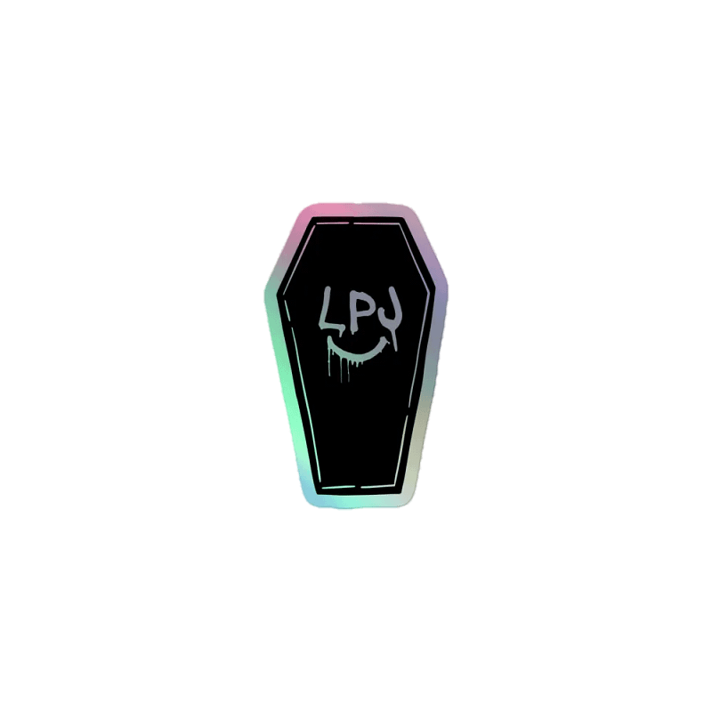 LPJ Holographic Coffin Sticker