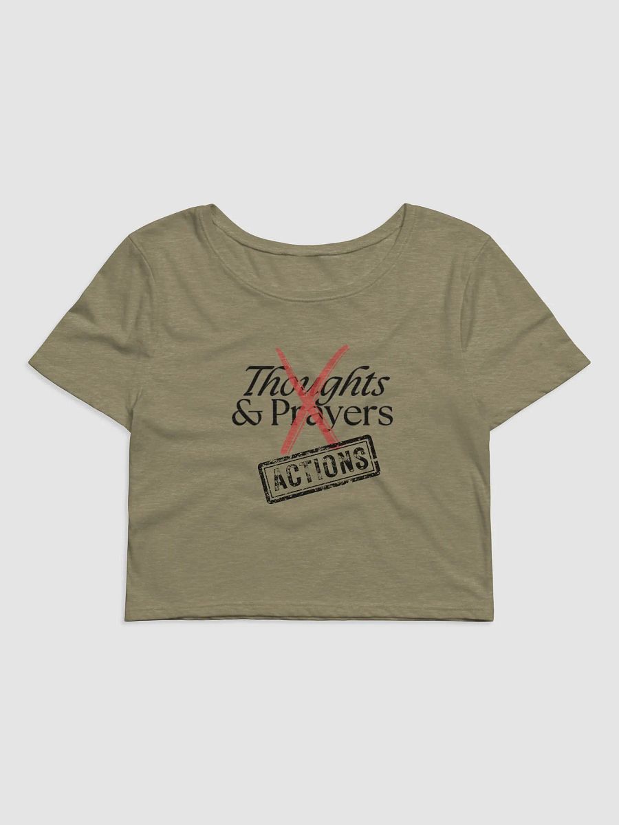 No More Thoughts & Prayers Crop Top product image (1)
