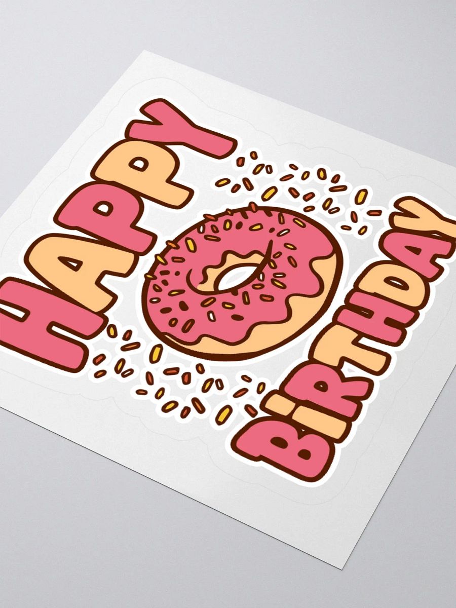 Happy Birthday (Donuts) Sticker product image (3)