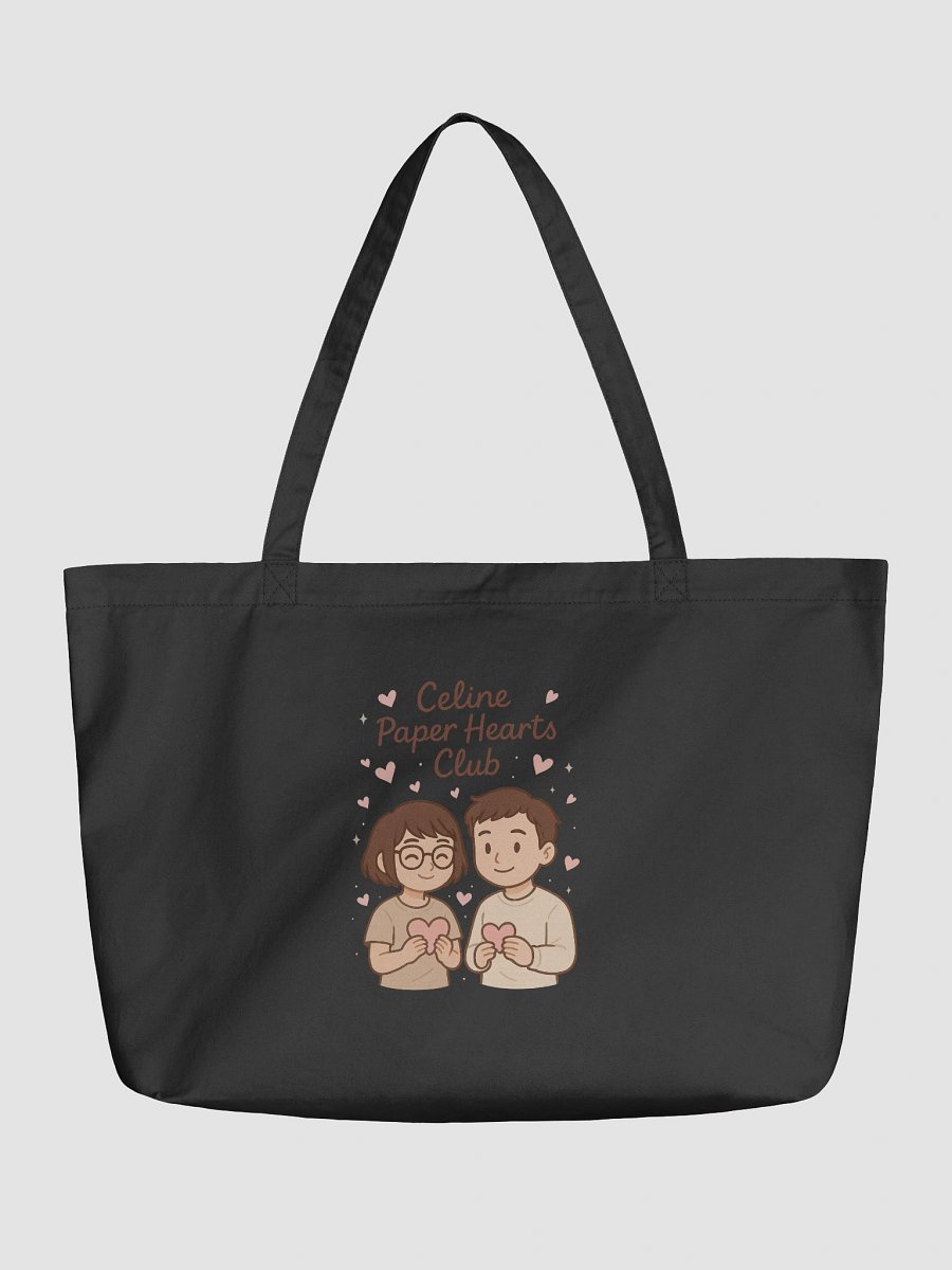 Celine Paper Hearts Club – Pastel Tote Bag product image (1)