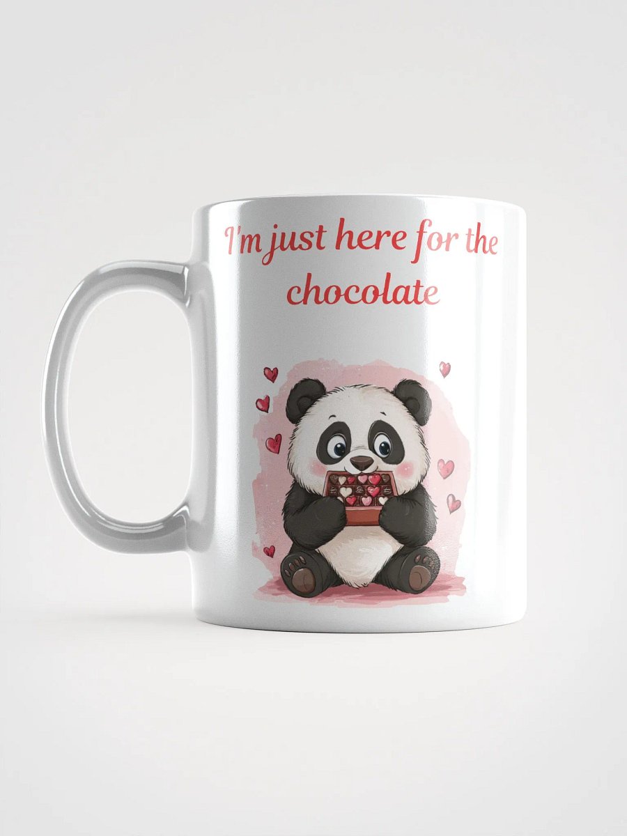 Just here for the chocolate love coffee mug product image (17)