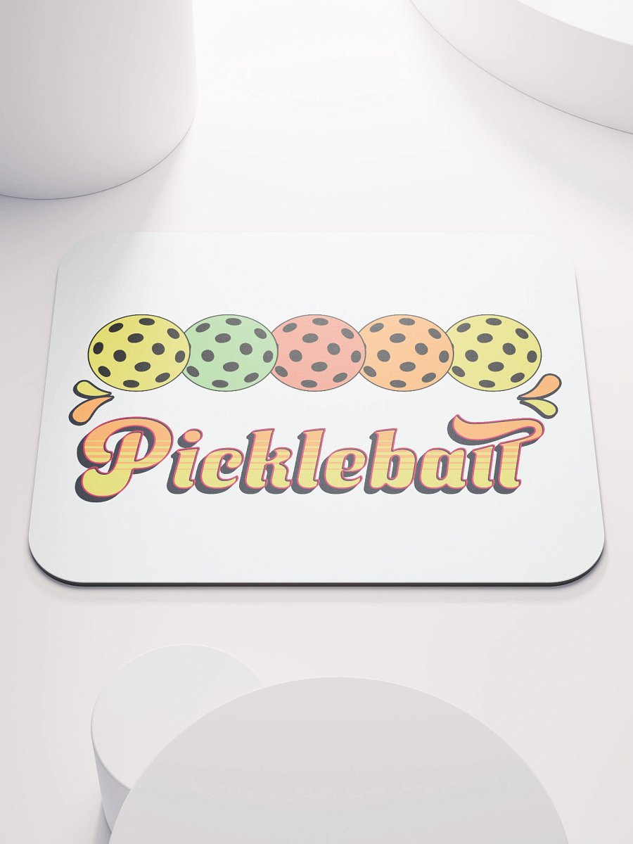Pickleball Five Ball Row Fun Mouse Pad product image (1)