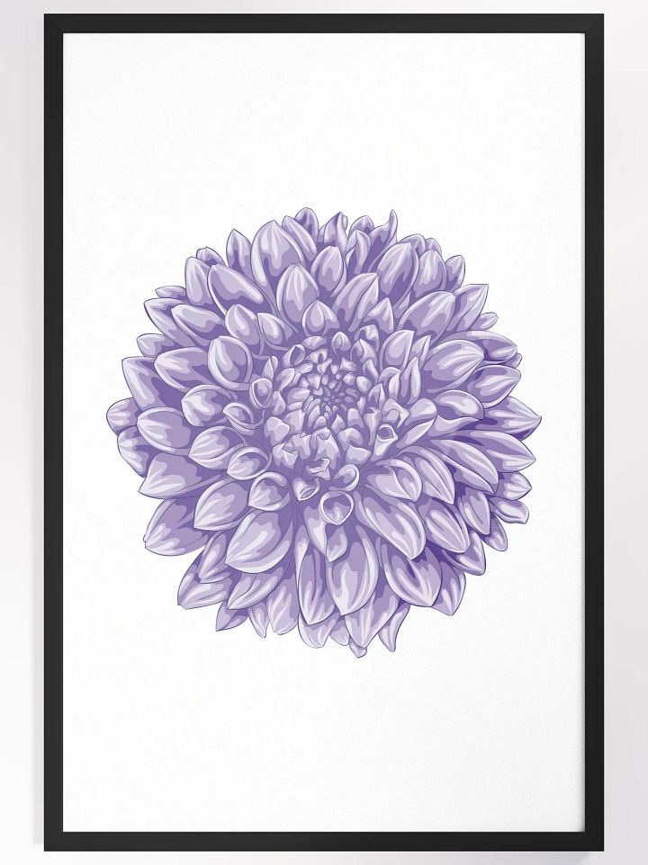Elegant Stylized Dahlia Bloom product image (1)