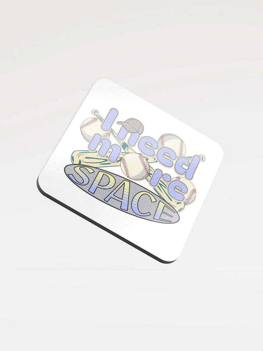 I Need More Space Baseball Swing into Style Coaster Set product image (1)
