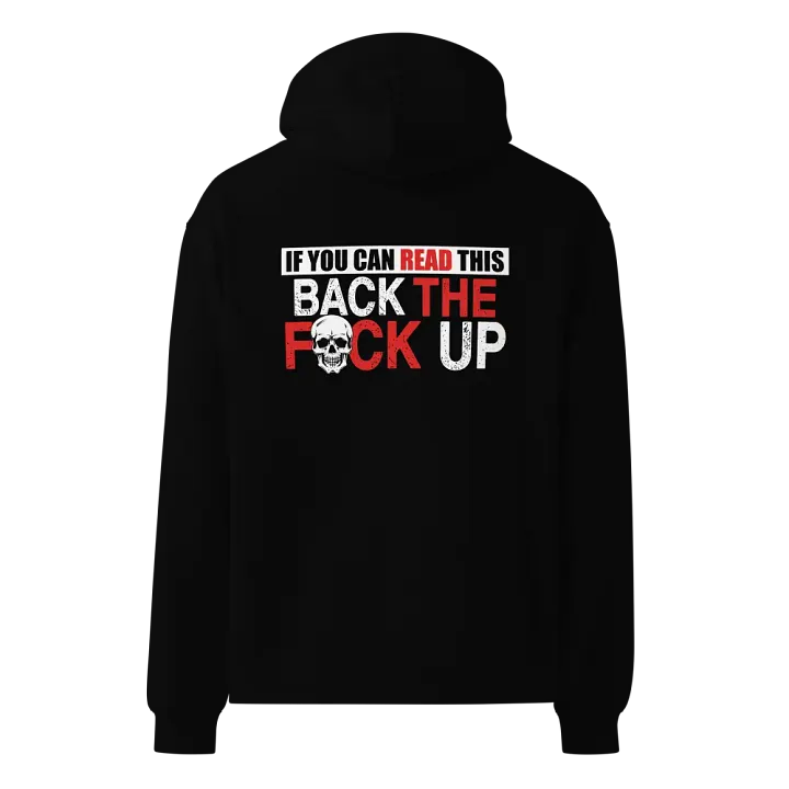 Back Off – Ride Safe Biker Hoodie product image (1)