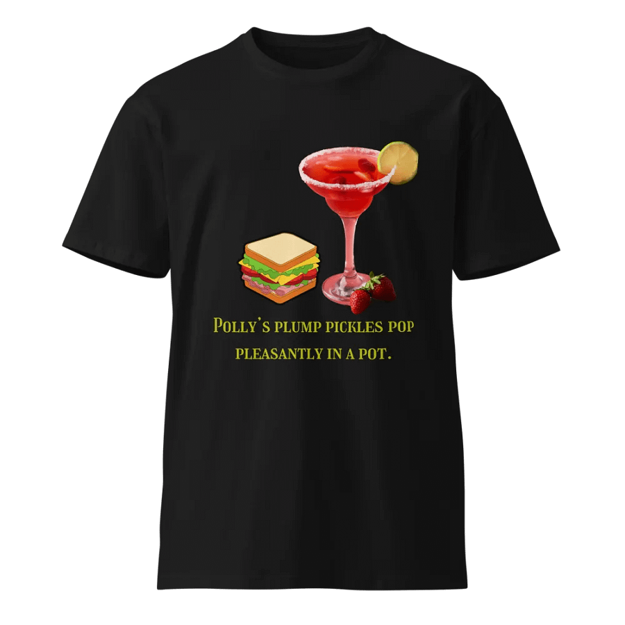 Polly's Plump Pickles Margarita Unisex Tee product image (1)