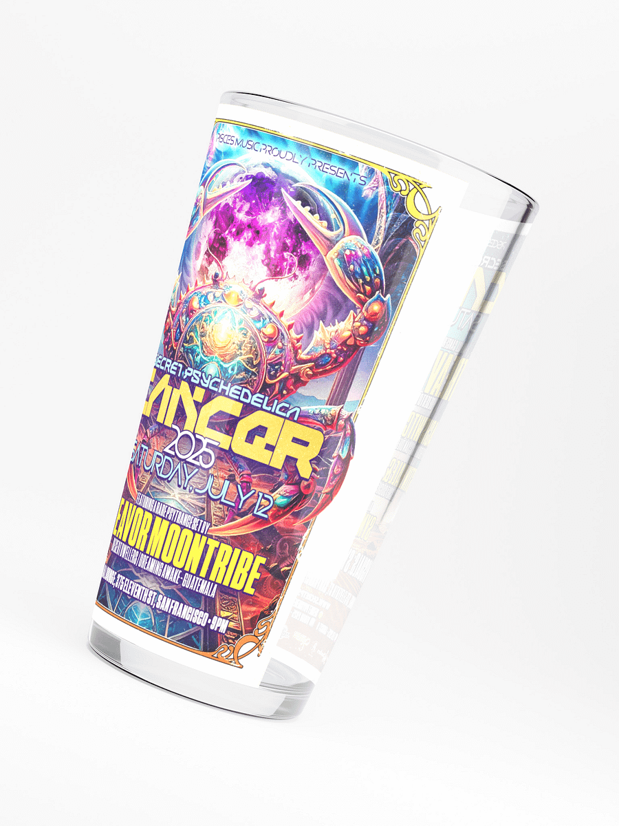 Cancer 2025 Shaker Pint Glass product image (4)