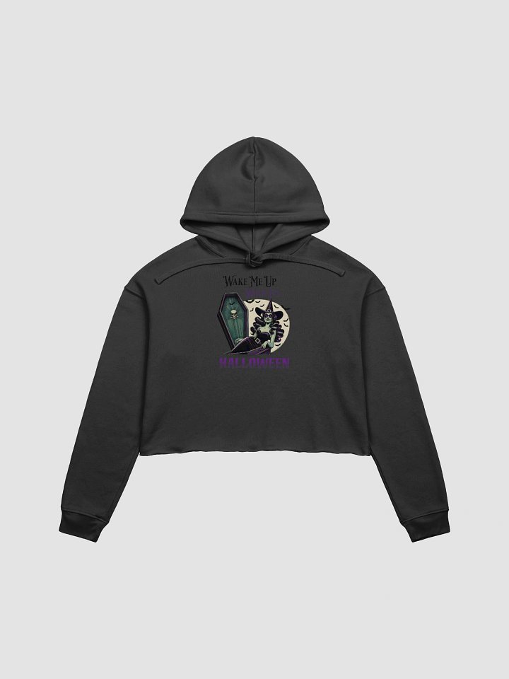 Witchy Halloween Vibes Crop Hoodie product image (1)