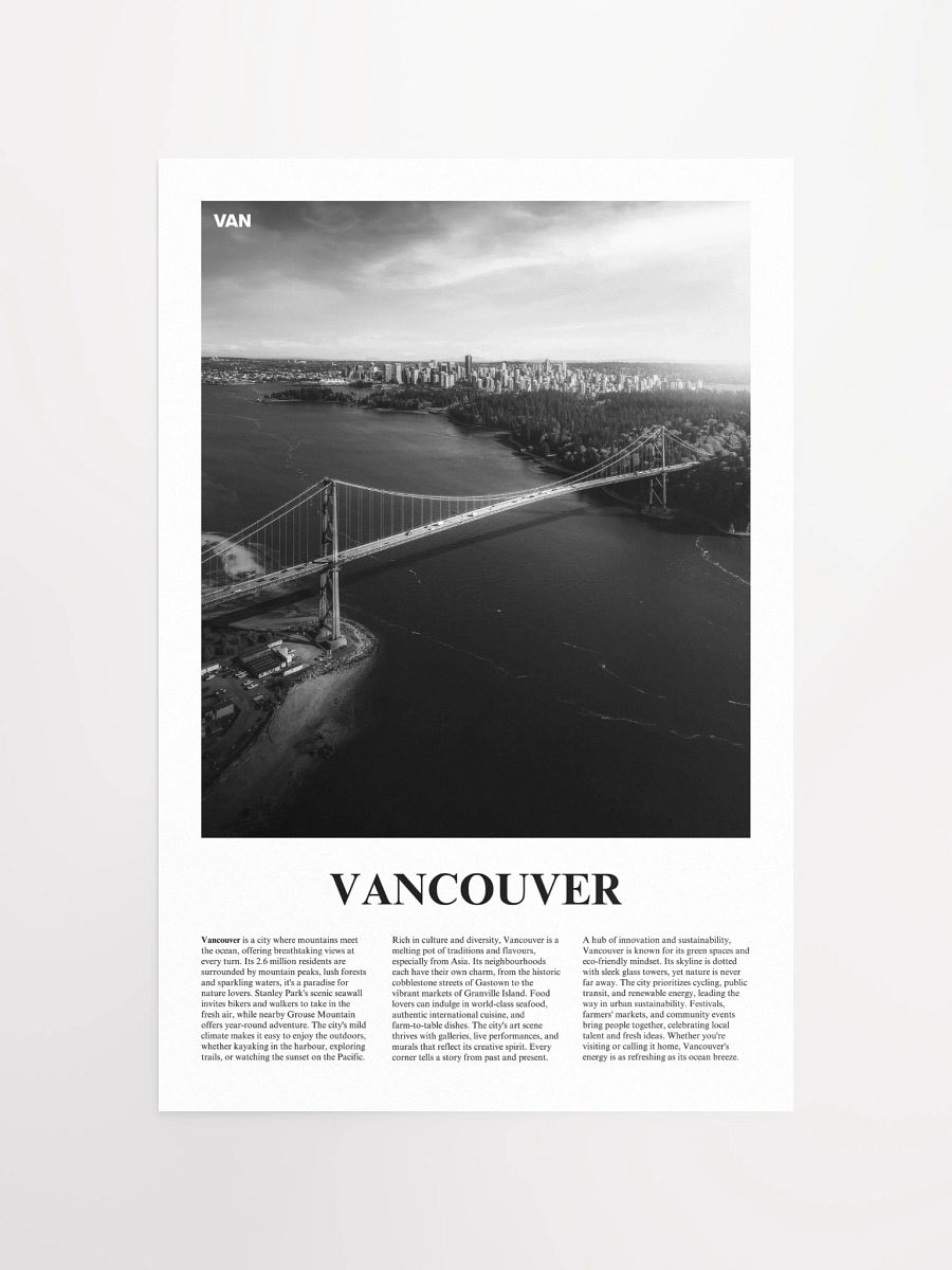 Vancouver 03 Newspaper Poster product image (5)