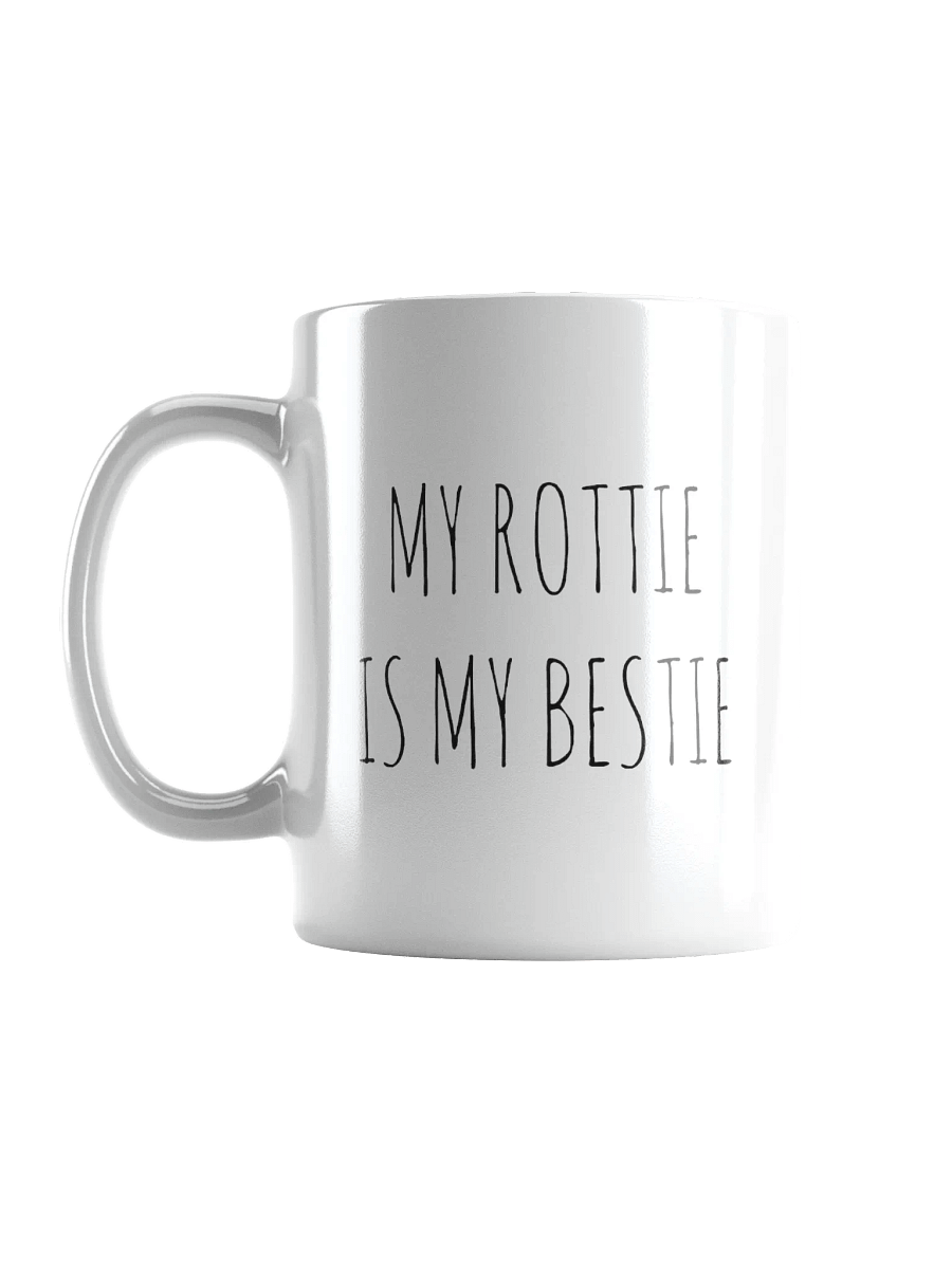 My Rottie Is My Bestie Minimalist Rustic Chic Mug product image (3)