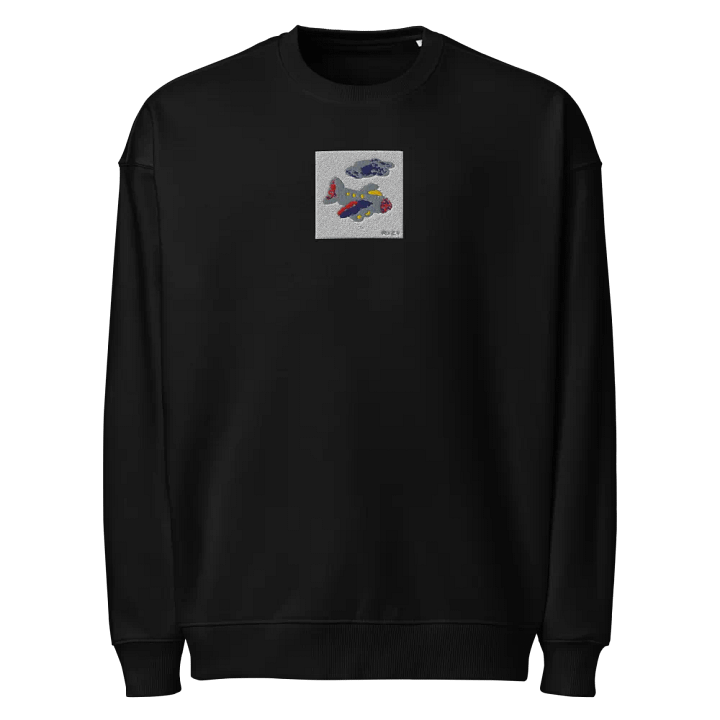 Kid Airplane (Stanley/Stella Unisex Organic Oversized Sweatshirt) product image (1)