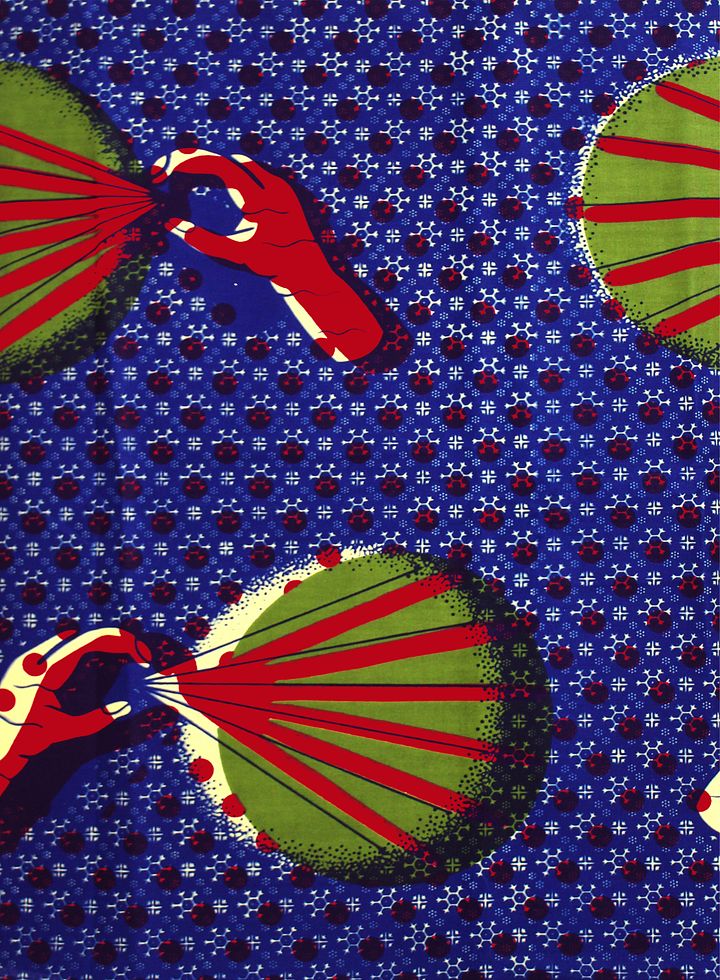 Tessuto Wax Print - Design Mani - cod.511/A product image (1)