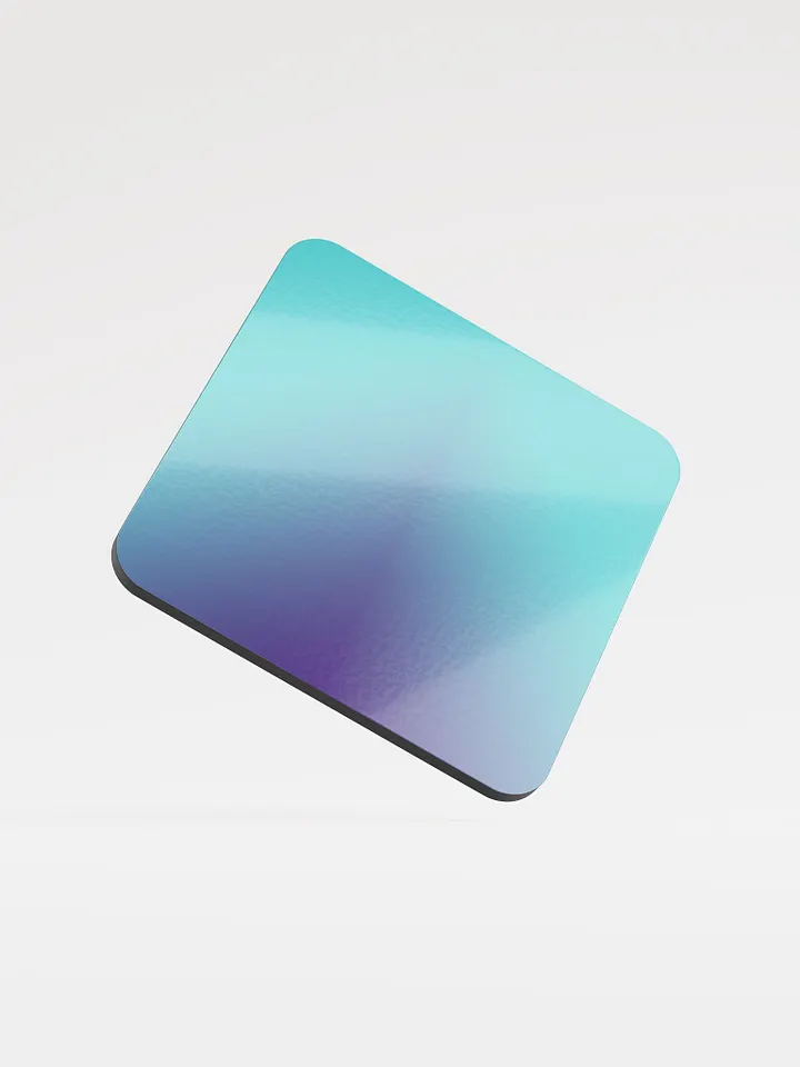 Glossy Coaster w/ OG Blue product image (1)
