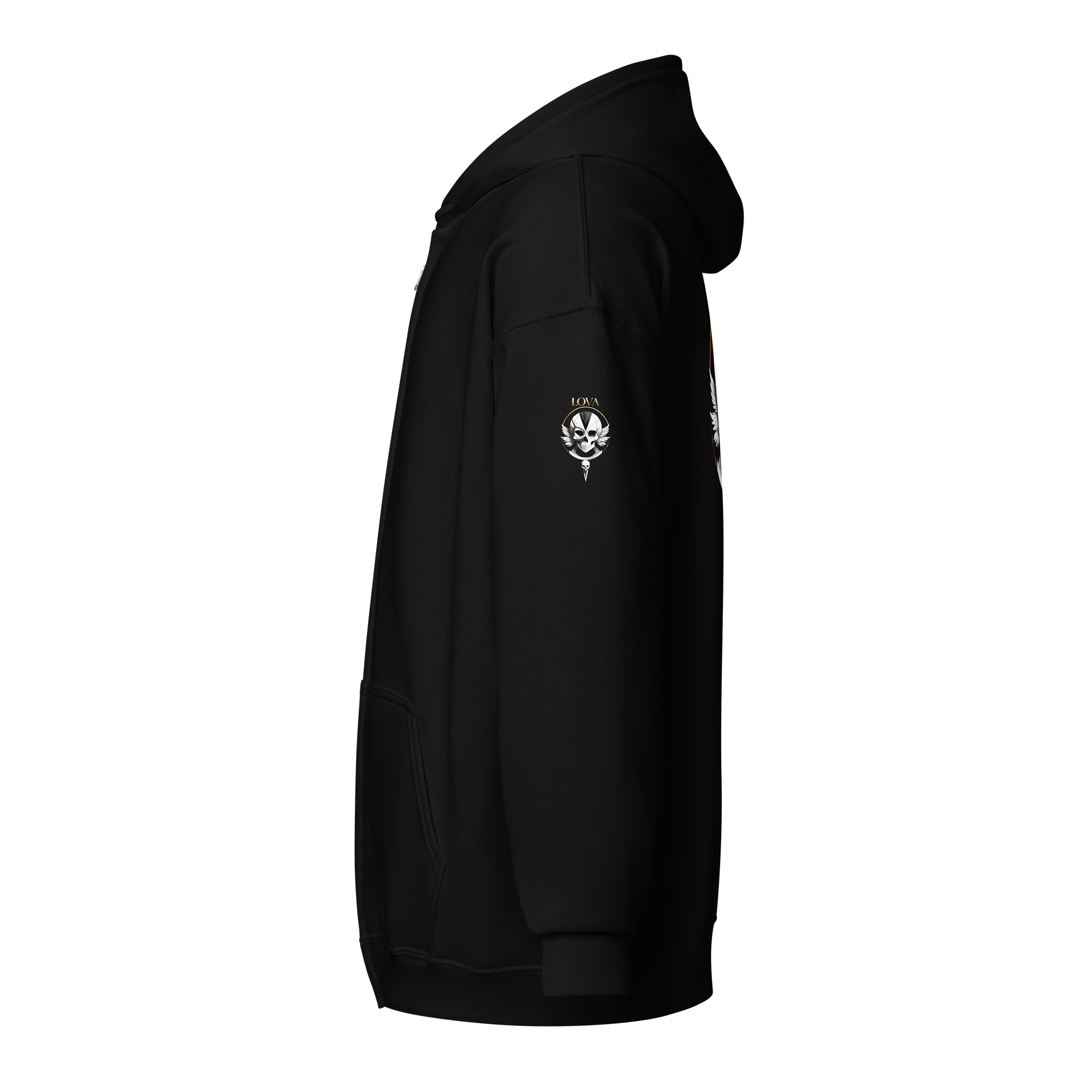LOVA - Logo Unisex Zip Up Hoodie product image (4)