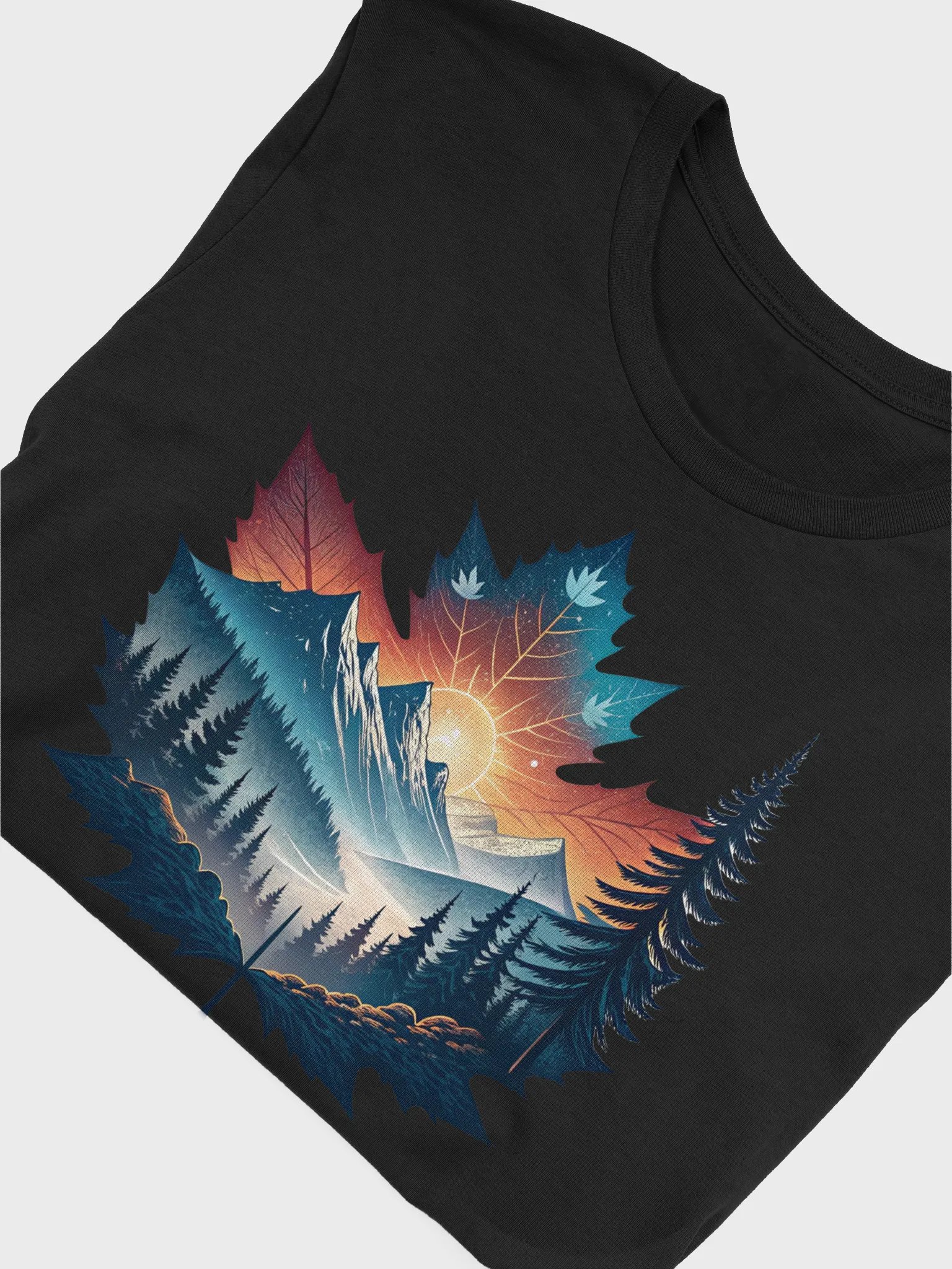 Maple Leaf Mountain Silhouette T-Shirt product image (3)