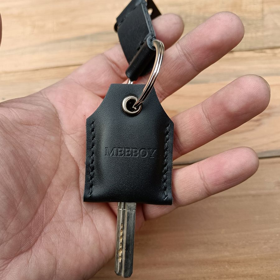 MEEBOY small handmade leather house key caps,key covers cap for men and women product image (4)